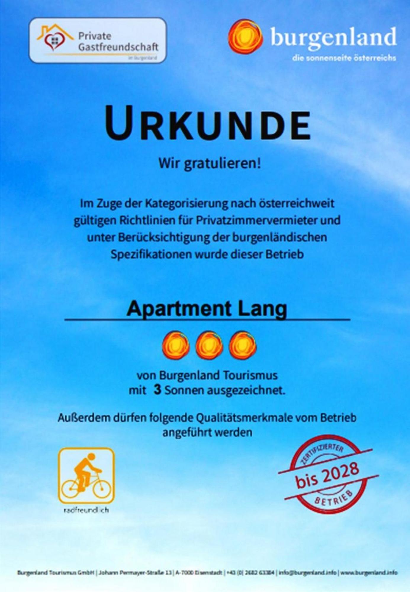 Gaestehaus Josef Lang Andau Экстерьер фото